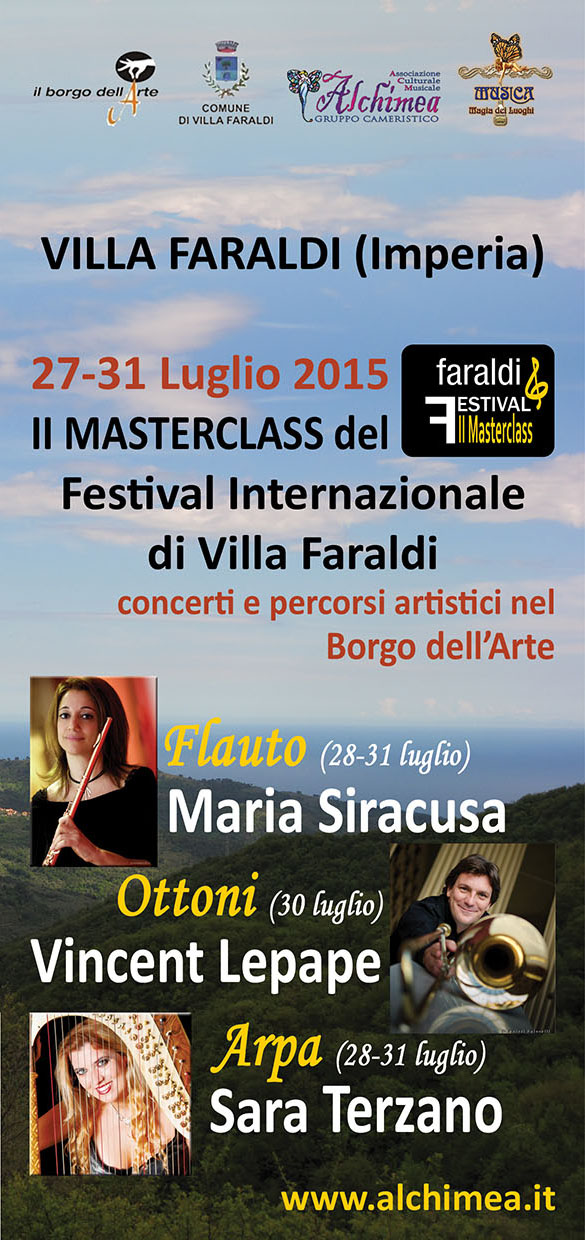 II Masterclass Festival Internazionale di VILLA FARALDiI 2015 Alchimea